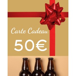 Carte cadeau - 50 €